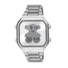 Reloj digital con brazalete de acero SS D-BEAR