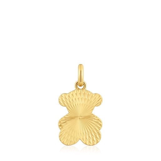 Dije oso texturizado con baño de oro 18 kt sobre plata Sweet Dolls