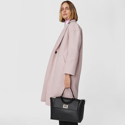 Городская черная сумка TOUS Funny большого размера