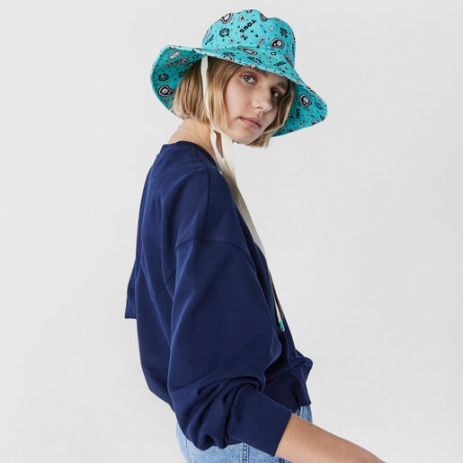 Green TOUS Gems Band Hat