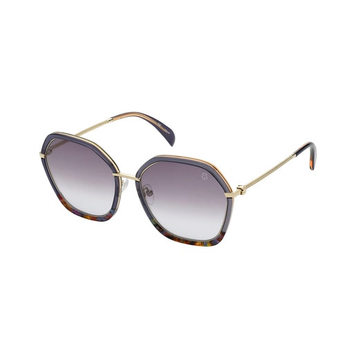 Lilac-colored Sunglasses Vyana Metal