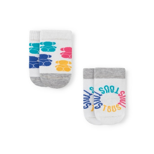 Pack de 2 pares de calcetines de bebé SSocks único