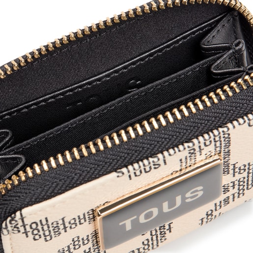 Monedero beige Kaos Pix