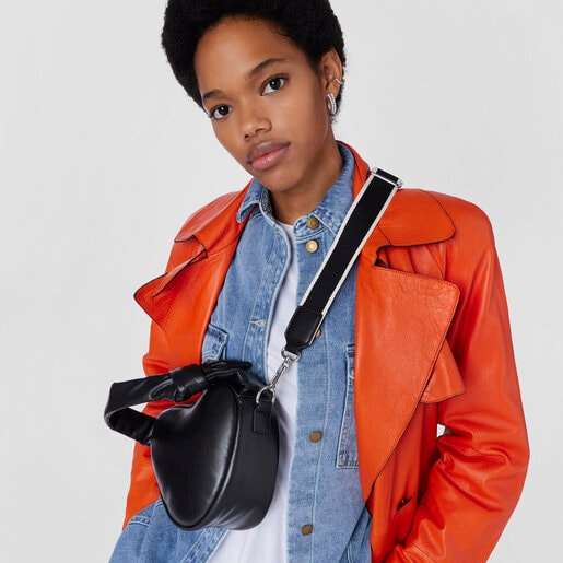 Bandolera negra corazón TOUS Carol