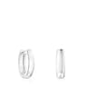 Oval Silver TOUS Basics Earrings