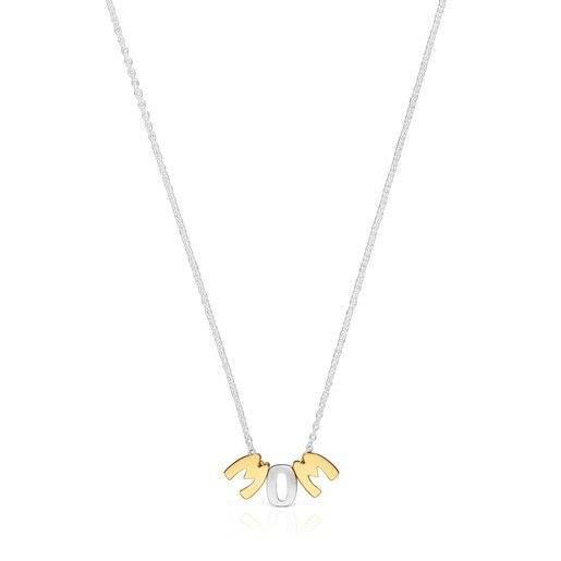 Collar bicolor y motivos TOUS Mom