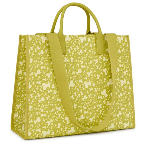 Velká limetkově zelená Nákupní taška Kaos Mini Evolution Amaya