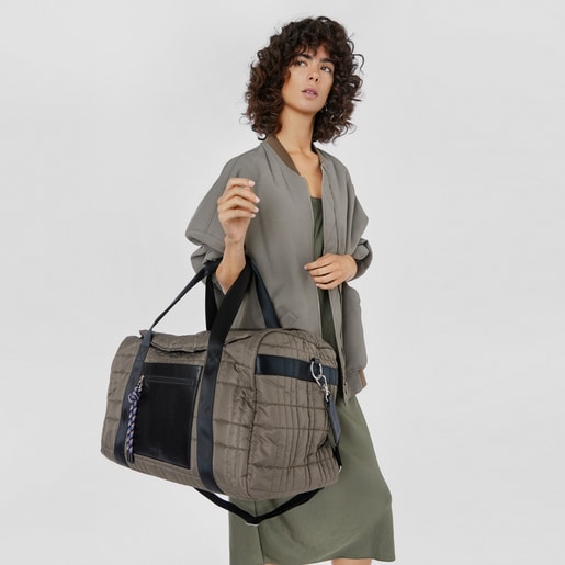 Sac shopping TOUS On The Go grand kaki