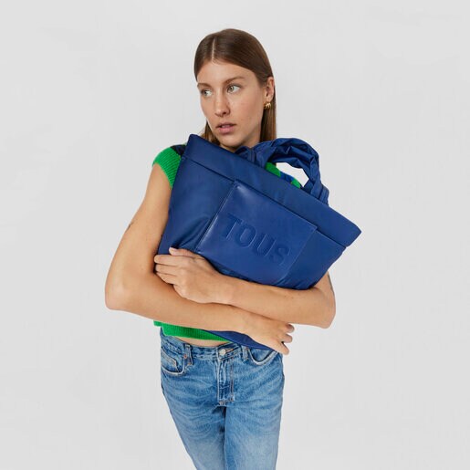 תיק קניות TOUS Marina בצבע כחול נייבי