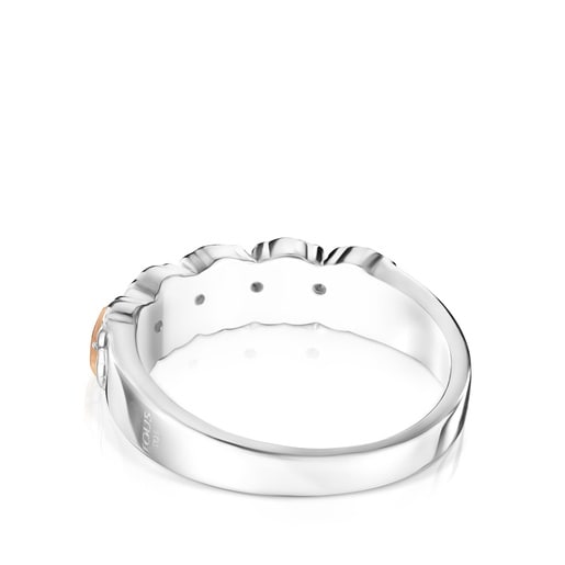 Серебряное кольцо Mini Color с драгоценными камнями