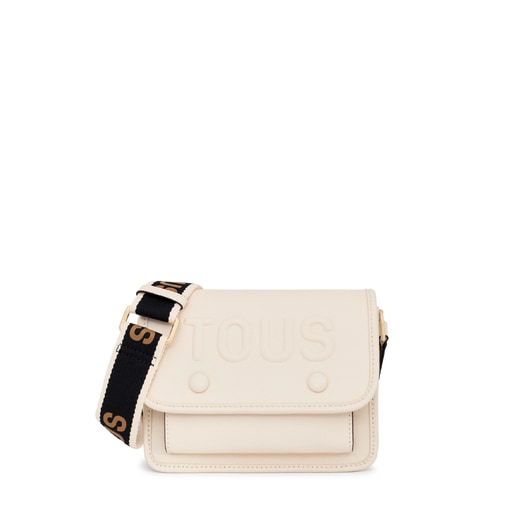 Small ivory-colored TOUS La Rue Audree Crossbody bag