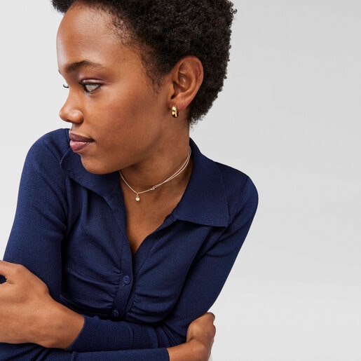 שרשרת מג'יק נייצ'ר עם אבן ירח וחוט בז'