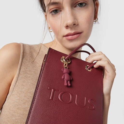 Mini burgundy TOUS Pop Handbag