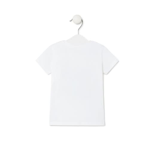 Beach t-shirt in Logo mist