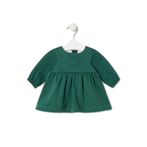 Baby girls dress in Trend green