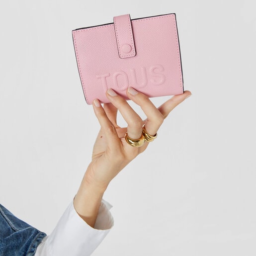 ピンクのカードウォレット TOUS La Rue Pocket