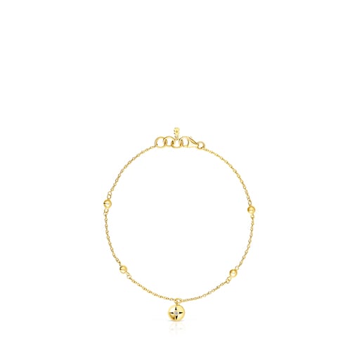 Gold Magic Nature Bracelet with diamonds | TOUS