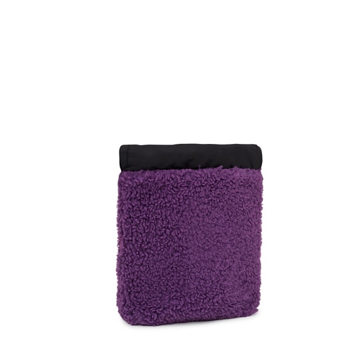 Lilac-colored TOUS Empire Fur Minibag
