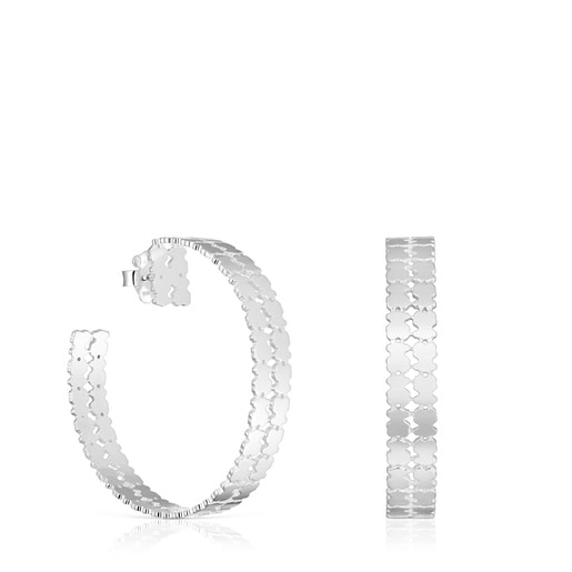 Aretes aro de plata 45 mm TOUS Sweet 40s