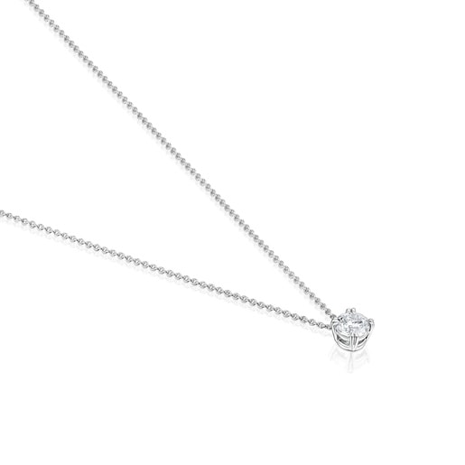 Gargantilla de platino con diamante talla brillante creado en laboratorio 0,50 ct TOUS Essentials LGD