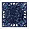 Square navy blue Scarf TOUS Motifs Paisley