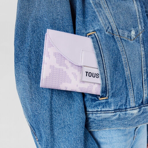 Mauve Kaos Pix Flap Wallet
