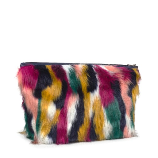 Bolsa mediana Kaos Shock Fur multicolor