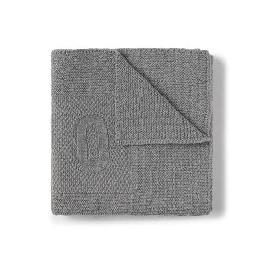 Reversible baby blanket in Nilo grey