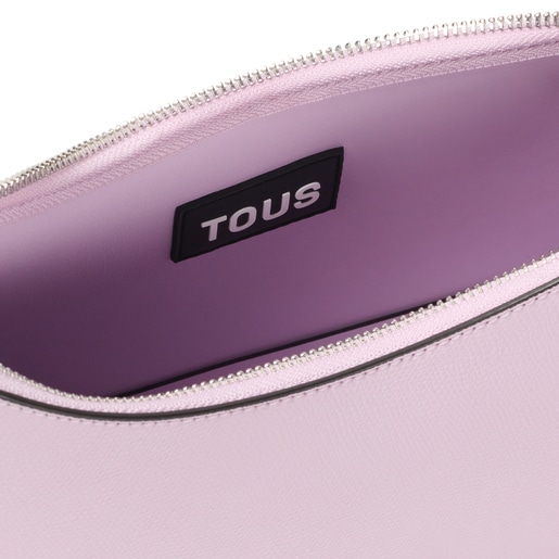 Bolso de hombro malva TOUS Sylvia