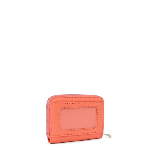 Orange leather TOUS Balloon Change purse