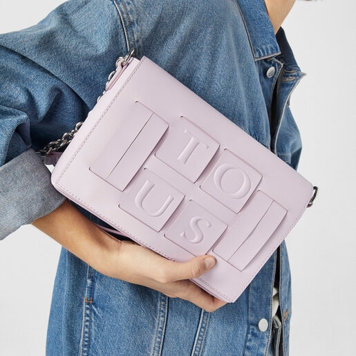 Small mauve and beige TOUS Damas Crossbody bag