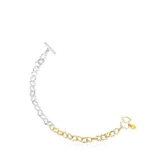 Two-tone TOUS Carrusel bear-motif Bracelet | TOUS