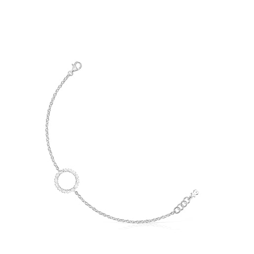 Bracelet Straight disco en Argent