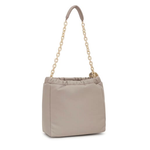 Sac à bandoulière taupe moyen TOUS Jane