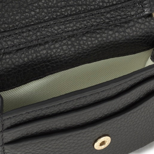 Monedero tarjetero colgante negro TOUS Buckles