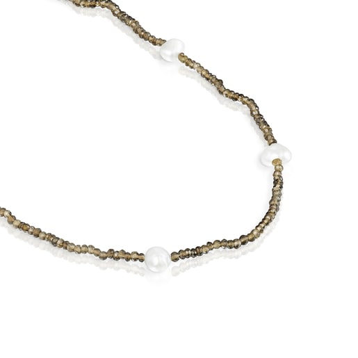 Quartz TOUS Color Necklace with pearls