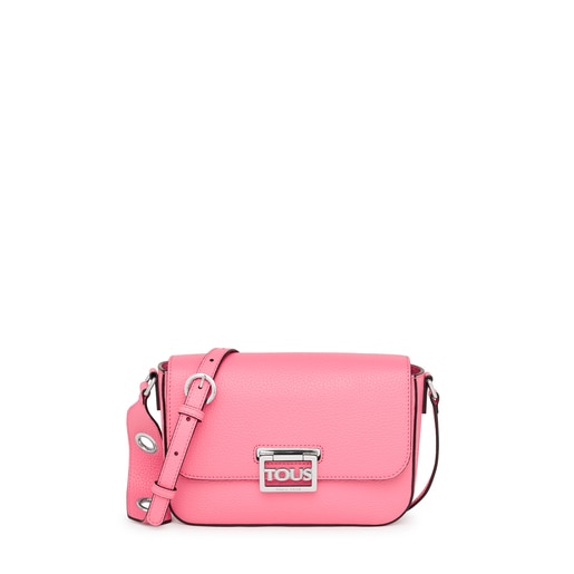 Sac à bandoulière TOUS Legacy petit en cuir rose