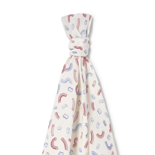 Baby muslin in Muse maroon