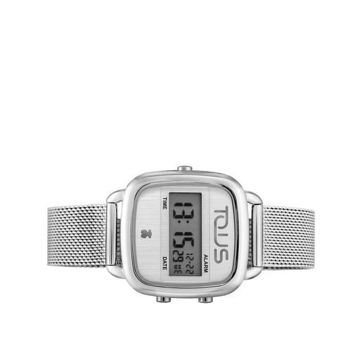 Steel D-Logo digital Watch
