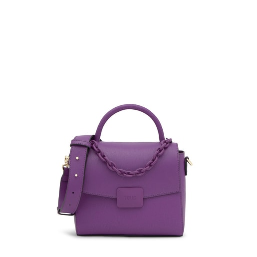 Sac à bandoulière violet petit TOUS Lucia