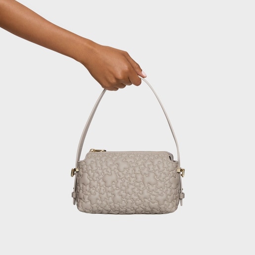 Taupe-colored Minibag TOUS Puffy Bear