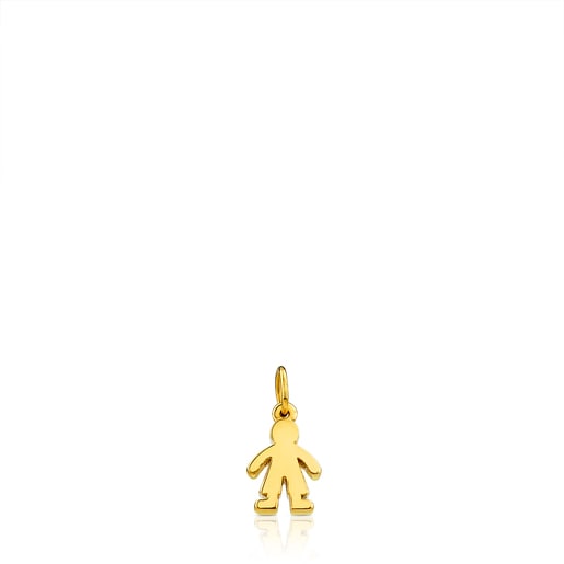 Gold Sweet Dolls Pendant Boy motif