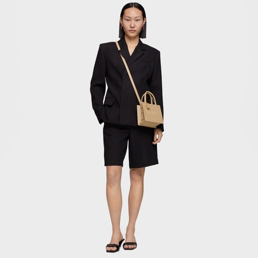 Sand-colored Cube minibag TOUS Brenda