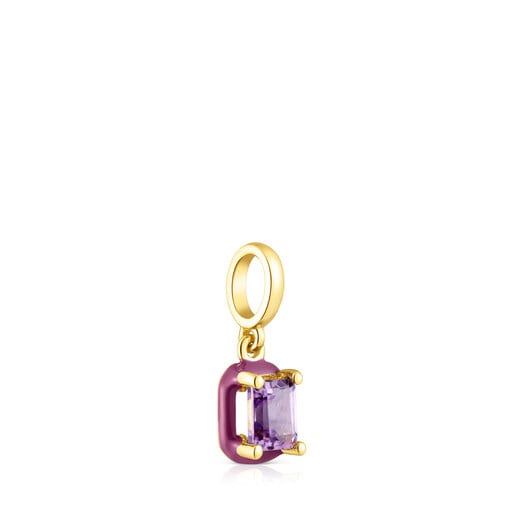 Pendentif TOUS Vibrant Colors avec améthyste et émail coloré