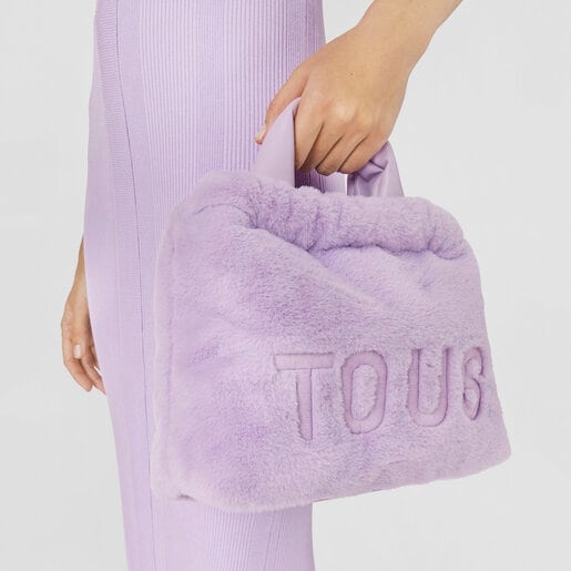 Medium mauve TOUS Cloud Warm One-shoulder bag | TOUS