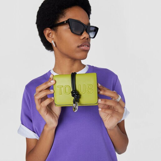 Lime green Card wallet TOUS Cloud