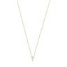 Gold Cross necklace with 0.09ct of diamonds Les Classiques