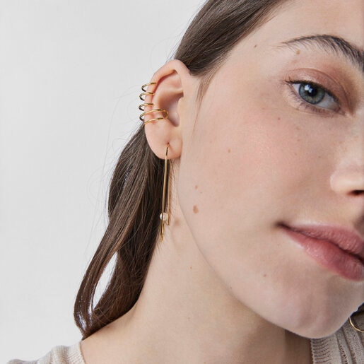 TOUS Basics Silver Vermeil Earcuff