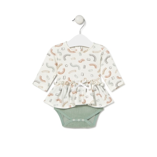 Tous - Bodysuit With Skirt In Arc Unique - Textil