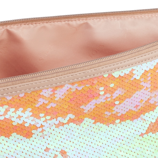 Kleine Handtasche Kaos Shock Sequins in Pink